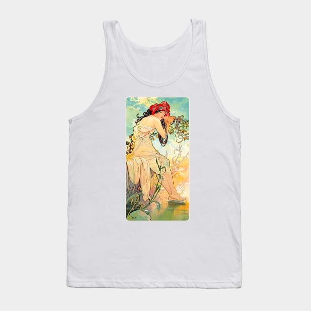 The Seasons, Summer (1896) Tank Top by WAITE-SMITH VINTAGE ART